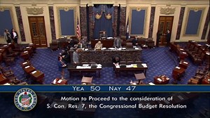 Senate votes to consider FY25 budget resolution by 50-47