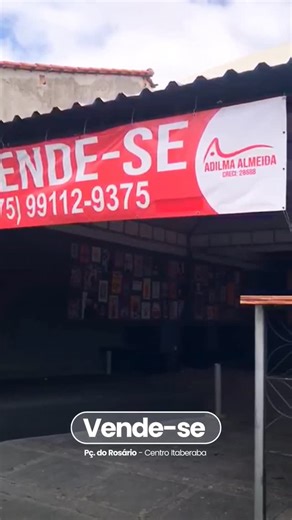 Corretora Adilma Almeida on Instagram: "Vende-se ponto comercial (container) no coração de Itaberaba! 🏙️✨ Localizado em área estratégica, na Praça do Rosário, com alto fluxo de pessoas, visibilidade máxima e pronto para funcionar. Ideal para lanchonete, cafeteria, delivery, loja, serviços ou ponto de apoio comercial. 📍 Centro de Itaberaba 📦 Container instalado 🚀 Oportunidade para quem quer começar ou expandir o negócio rápido 💬 Interessados, chamem no direct e garantam essa oportunidade! #A