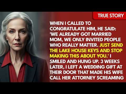 My Son Got Married Without Telling Me—But Called 11 Days Later Demanding My Lake House for the...