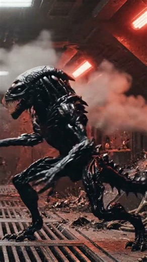 Alien vs Predator fight scene (fight at 10x speed)