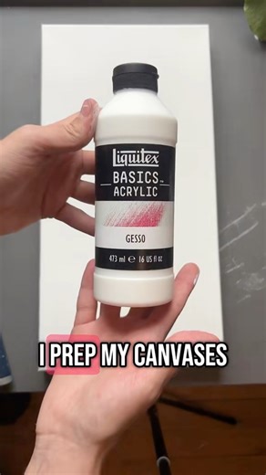 This is how I prep my canvases when I am making an oil painting. The extra prep work makes a huge difference. #gesso #tutorial #painting #oilpainting #oil #art #arttutorial | Spenser Bower Art