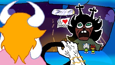 Asgore Runs Over Dess - the game by GEOTONE