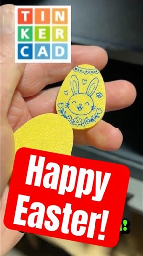 Tinkercad Design of the Day: Clicky Fidget Easter Egg! 💯🔥