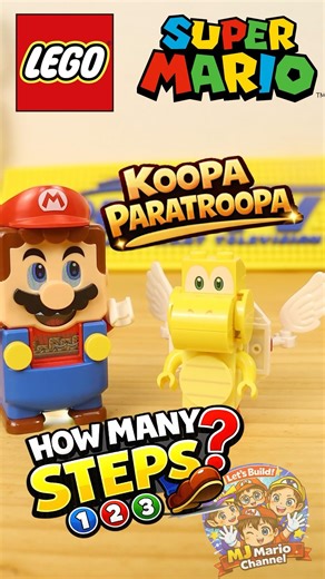 How Many Step? 123! Koopa-Paratroopa #supermario #nintendo #lego