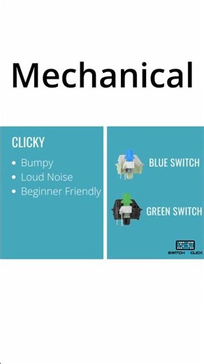 Mechanical keyboards explained in less than 60 seconds #explained #mechanicalkeyboard #keyboard