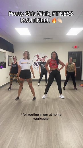 1.9M views · 26K reactions | Pretty Girls Walk, dance fitness routineee! 﫶﫶 *full workouts with us through the #beatboxingfitness app on the app store*  #weightloss #dancefitness #workout #app #cardio #fitness #athomeworkout #music | Bev & Haily's Beat Boxing Fitness | Facebook