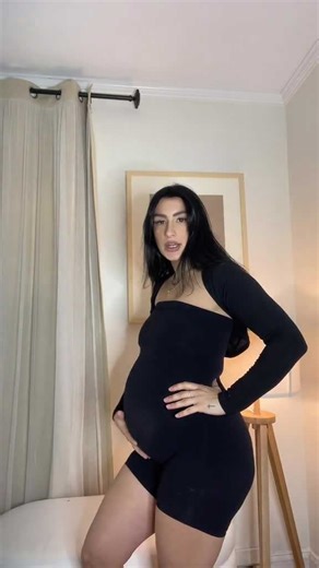 Pregnancy hack: Turning shapewear shorts into a comfy onesie