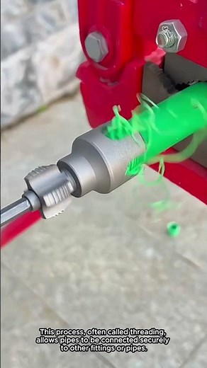 Plastic Pipe Threading A Power Drill Method