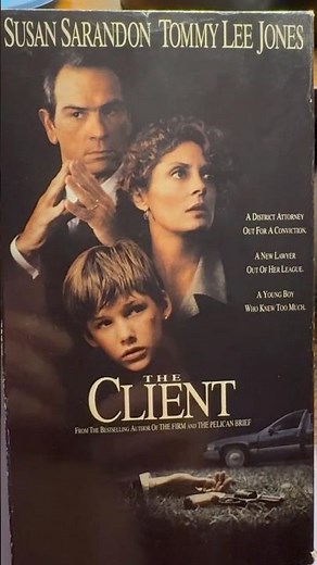 The Client! 1994! #Theclient #vhs #tommyleejones #susansarandon #bradrenfro #marylouiseparker #movie