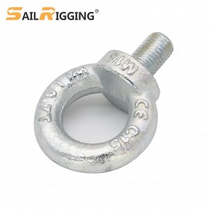 [Hot Item] M12 Drop Forged Galvanized Lifting DIN580 Eye Bolt Q235 Carbon Steel