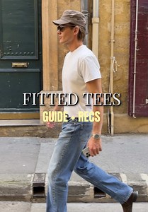 Fitted Tees for Men: How to Wear Slim Fit T-Shirts (Not Tight)