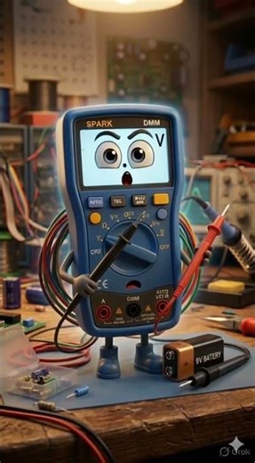 “बिना मुझे check किए wire मत छूना! 😳⚡ | Talking Multimeter”#shorts