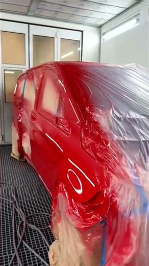 Mercedes vito Red Paint #Painterjobb #carshorts