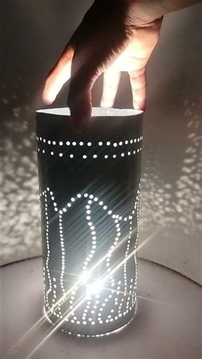 DIY PVC Crown Lamp 👑✨ | Royal Light Design