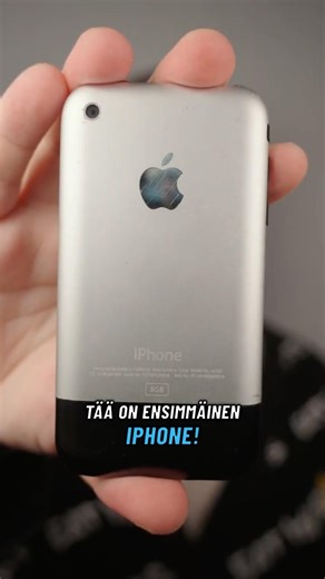 Tällainen oli ensimmäinen iPhone!📱