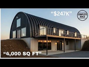 Quonset Hut with FULL BASEMENT - 4,000 Sq Ft for $247K! (Complete Cost Breakdown)