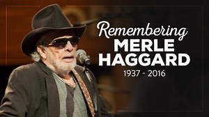 Merle Haggard's music will always live on. Thank you, Merle, for changing the landscape of country music. | Grand Ole Opry