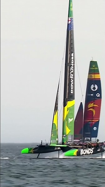 Flying High on Halifax Harbour! 😎 #SailGP #sailing #racing