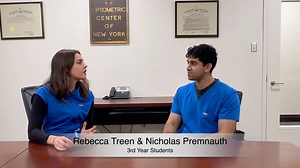 SUNY Optometry students, Rebecca Treen and Nicholas Premnauth, Class of 2026, sat down with us to answer some questions about their publication, academy, and all things research! Stay tuned for more segments from this series and to learn more about Rebecca and Nicholas. | SUNY Optometry | Facebook