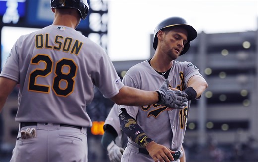 A’s-Tigers game suspended with Oakland leading in seventh