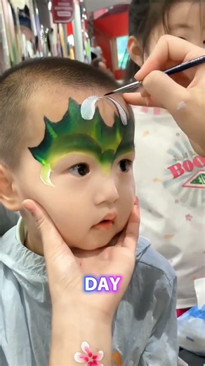 Green Dragon Face Painting, Face Painting 🐲🐉#shorts