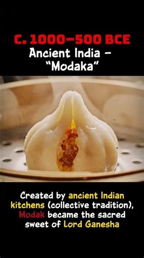 Modak History | 3,000-Year-Old Sweet of Ancient India #foodhistory #shorts