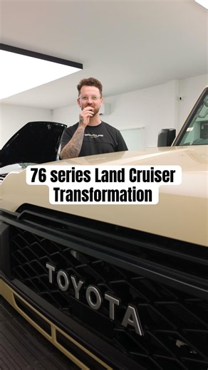This 76 series Land Cruiser is a beast! Video dropping soon #landcruiser #ppf