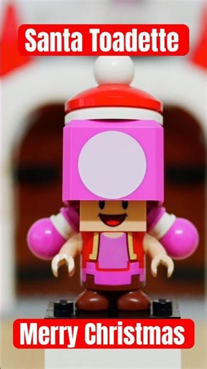 Santa Toadette LEGO MOC #lego #mario #shorts