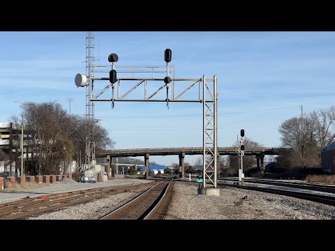 CSX & Norfolk Southern Railroad Operations in Dalton, GA - January 15, 2023