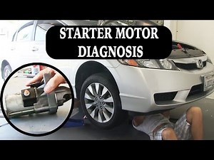 Car Won't Start How To Diagnosis a Starter Motor and Battery on a Honda Civic 2009 8th Generation