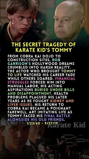 The Hidden Truth About Karate Kid's Lost Star.