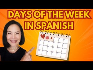 How to say the days of the week in Spanish | Learn Spanish for beginners