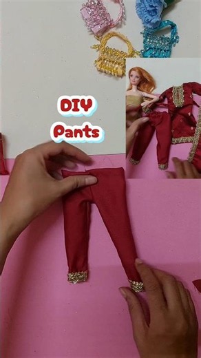 DIY Barbie doll pants