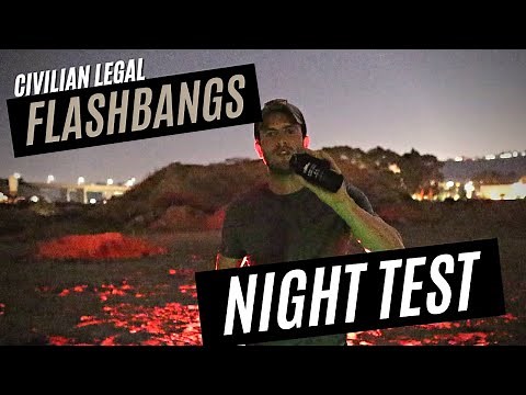 Civilian Legal Flashbangs (Night Test) - IWA vs TAGinn
