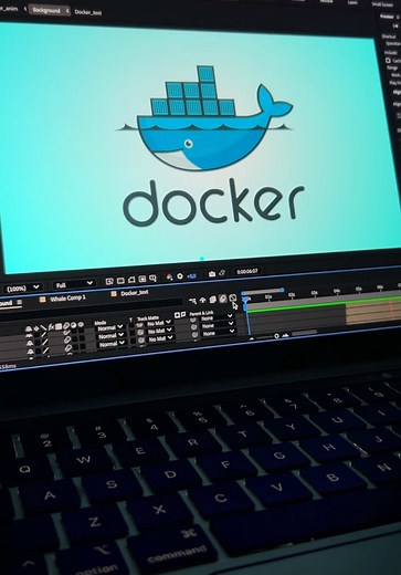 Docker logo animation | FLINK.MOTION #docker #motiondesign #logoanimation #logo #animation