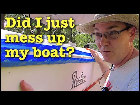 Gel Coat repair. Using the kit on my boat! Did I do it right?