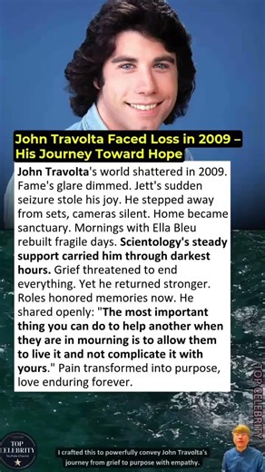 John Travolta Faced Loss in 2009 – His Journey Toward Hope