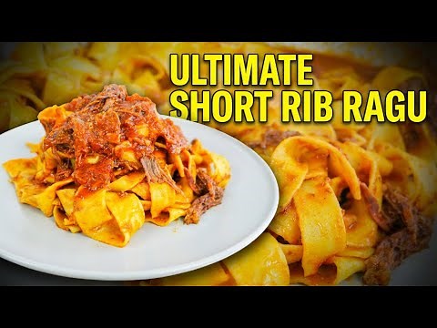 How to Make the ULTIMATE Short Rib Ragu (Fall Off The Bone Tender!)