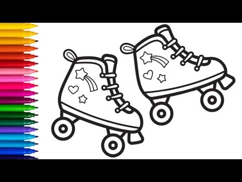 🎨 How to Draw a Shoe | Easy Drawing, Coloring & Painting for Kids Step-by-Step