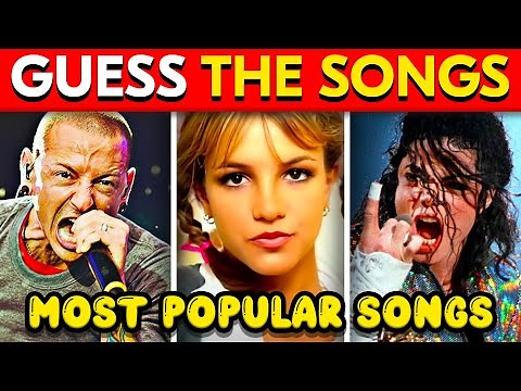 GUESS 50 Most Popular Songs| Guess The Song | Music Quiz