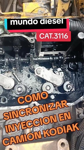 Sincronización de Inyectores en Motor Caterpillar 3116