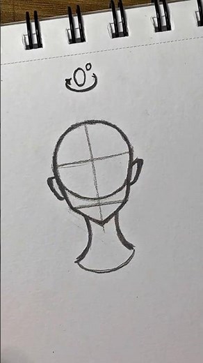 ✏️✨ How to draw Head in different angles✨#drawing #art #shortvideo #sketch #tutorial #head