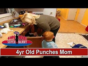 4Yr Old Thinks Punching Mom Is A Game | Supernanny