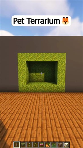 Luxury Pet Terrarium Build in Minecraft
