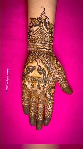 Full Hand Bharwa Mehndi 😍| Lotus & Peacock Bridal Mehndi Design | Trending 2026