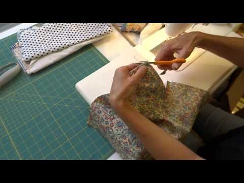 How to make cloth napkins. simple sewing project