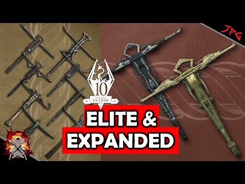 SKYRIM CROSSBOWS - How to Get Elite And Expanded Crossbows! Anniversary Edition/Creation Club