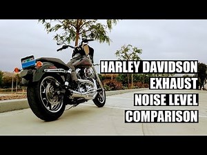 Harley Exhaust noise level comparison - Stock vs Bassani