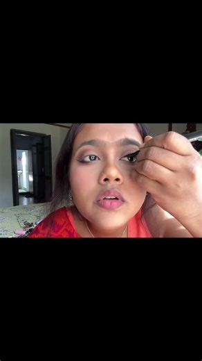 Bengali eye makeup #eyemakeup #softglamlook #firstyoutubevideo #bengali #bengaliwedding #sareelook