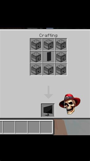 Minecraft craft a computet #minecraft #shortsfeed #phonk